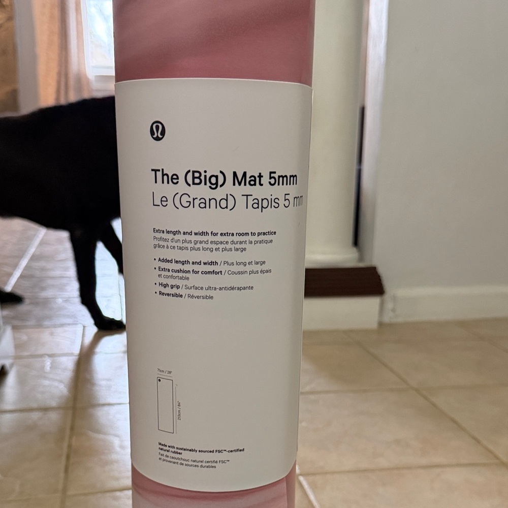 Lululemon Pink Yoga Mat - Picture 2 of 4